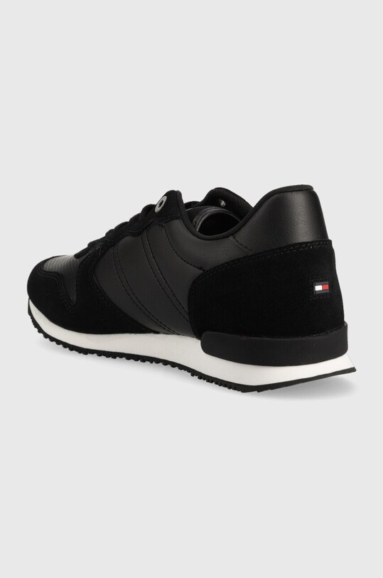 Obuwie Tommy Hilfiger sneakersy ICONIC RUNNER STRIPES LEATHER FM0FM04551 czarny