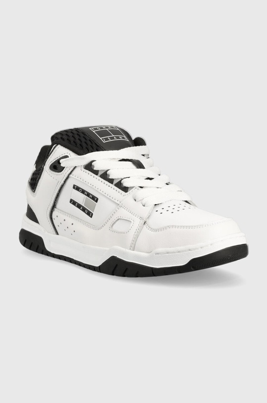 Tommy Jeans sneakers SKATER TONGUE EM0EM01158 alb SS23