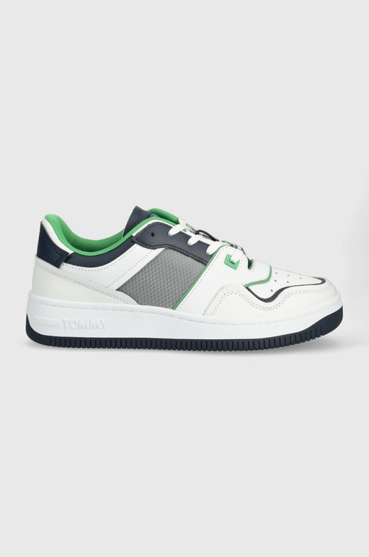 Αθλητικά Tommy Jeans BASKET MESH υφασμάτινο λευκό EM0EM01166
