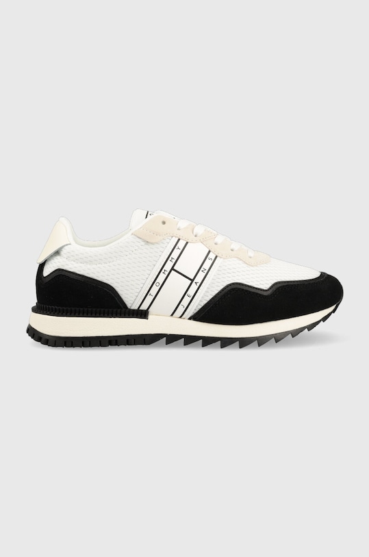 Tommy Jeans sneakersy RUNNER MIX MATERIAL tekstylny czarny EM0EM01167