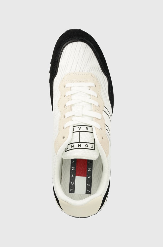 Tommy Jeans sneakersy RUNNER MIX MATERIAL czarny EM0EM01167
