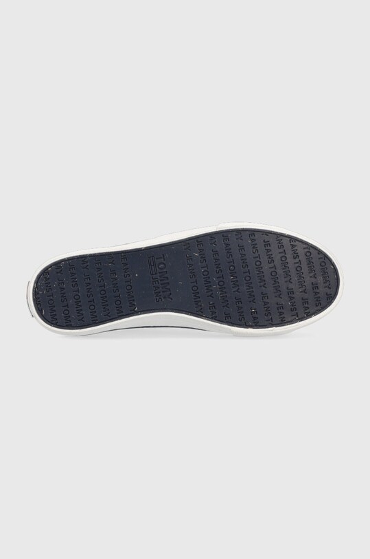 Tommy Jeans tenisi SKATE CANVAS ESS EM0EM01175 alb