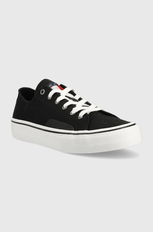 Tommy Jeans tenisi SKATE CANVAS ESS EM0EM01175 negru SS23