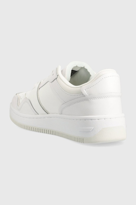 Cipők Tommy Jeans bőr sportcipő BASKET CUPSOLE EM0EM01194 fehér
