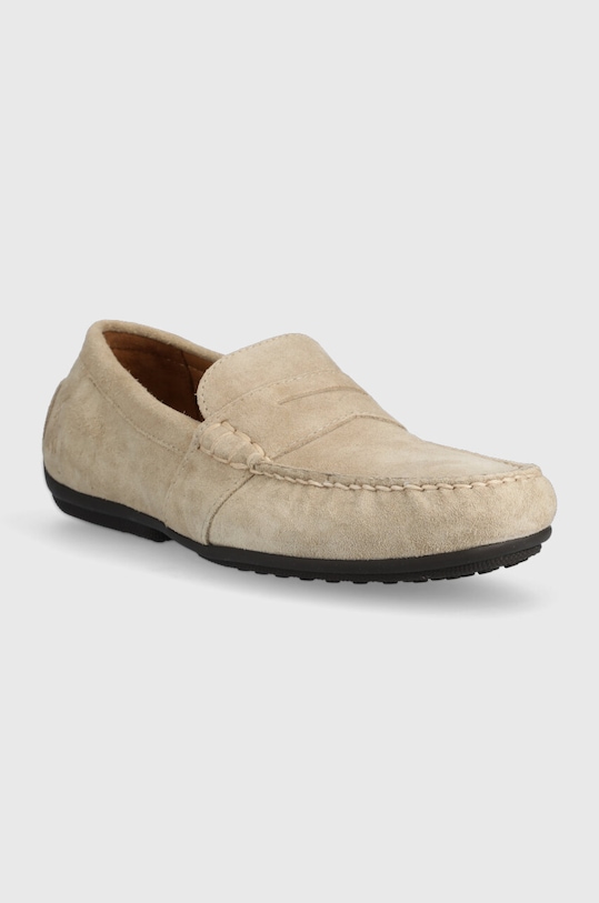 Polo Ralph Lauren mocasini din piele intoarsa Reynold 803893741004 bej SS23
