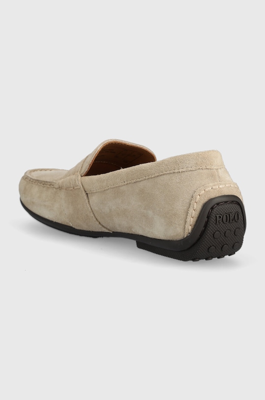 Încălțăminte Polo Ralph Lauren mocasini din piele intoarsa Reynold 803893741004 bej