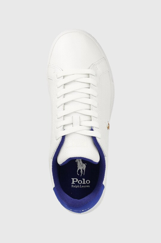 Δερμάτινα αθλητικά παπούτσια Polo Ralph Lauren HRT CT II λευκό 809892328001