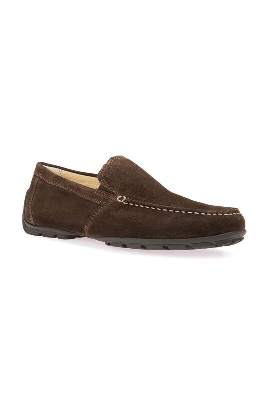 Geox mocasini din piele intoarsa UOMO MONER U1144V.00022.C6009 maro SS23
