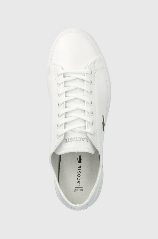 Lacoste sneakers din piele GRIPSHOT alb 41CMA0014