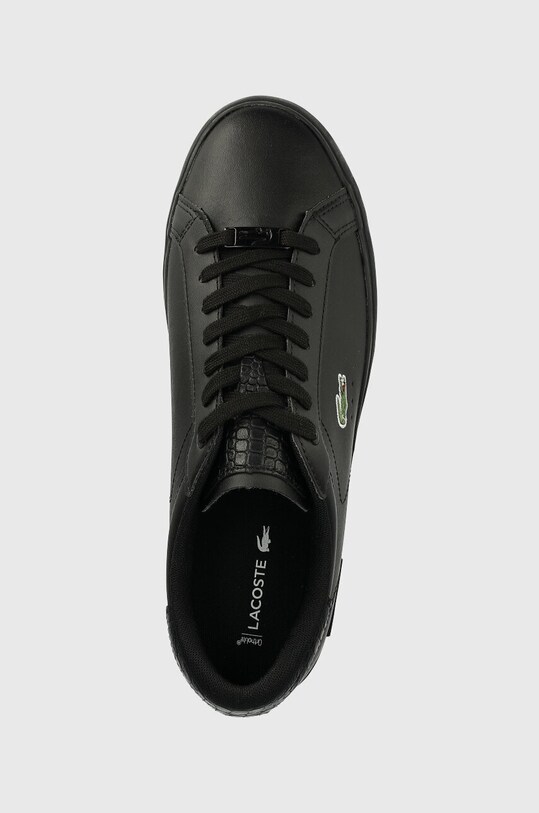Lacoste sneakersy skórzane POWERCOURT czarny 41SMA0030