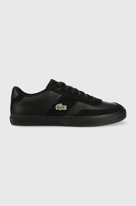 Кожаные кроссовки Lacoste COURT-MASTER PRO замш чёрный 44SMA0084