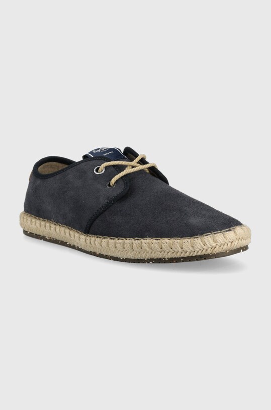 Εσπαντρίγιες σουέτ Pepe Jeans TOURIST TOURIST PMS10314 σκούρο μπλε SS24