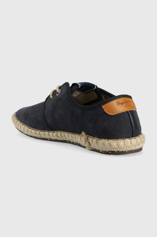 Cipők Pepe Jeans espadrilles velúrból TOURIST PMS10314 sötétkék
