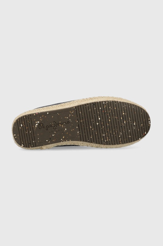 Pepe Jeans espadrile din piele intoarsa TOURIST PMS10314 bleumarin