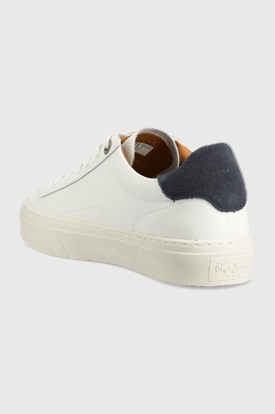 Încălțăminte Pepe Jeans sneakers din piele YOGI PMS30930 alb