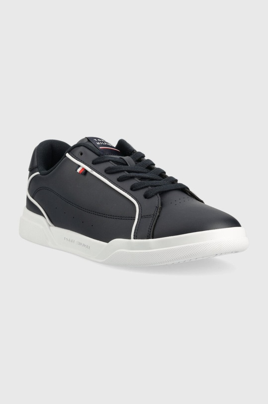 Tommy Hilfiger sneakers LO CUP LEATHER FM0FM04429 bleumarin SS23