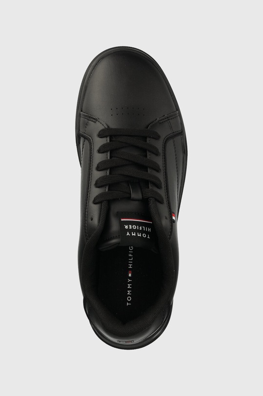 Tommy Hilfiger sneakersy LO CUP LEATHER czarny FM0FM04429