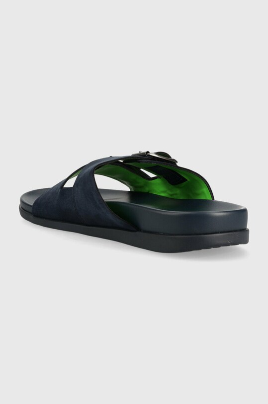 Παπούτσια Παντόφλες σουέτ Tommy Hilfiger HILFIGER NUBUCK BUCKLES SANDAL FM0FM04459 σκούρο μπλε
