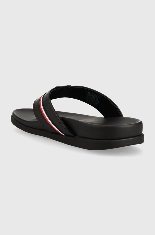 Παπούτσια Σαγιονάρες Tommy Hilfiger HILFIGER LEATHER TOE POST SANDAL FM0FM04460 μαύρο