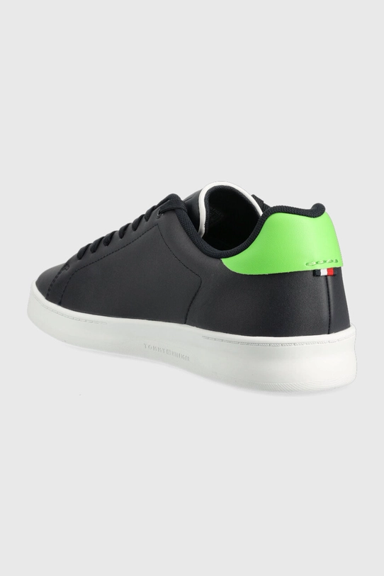 Obuwie Tommy Hilfiger sneakersy skórzane COURT SNEAKER LEATHER CUP FM0FM04483 granatowy