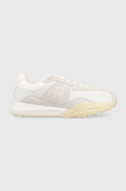 Tommy Hilfiger sneakersy RETRO MODERN RUNNER MIX tekstylny biały FM0FM04499