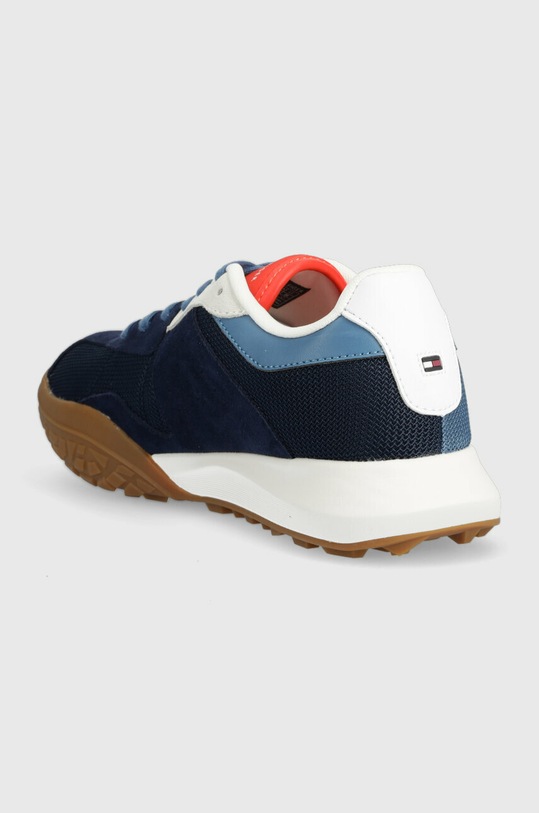Boty Tenisky Tommy Hilfiger RETRO MODERN RUNNER MIX FM0FM04499 modrá