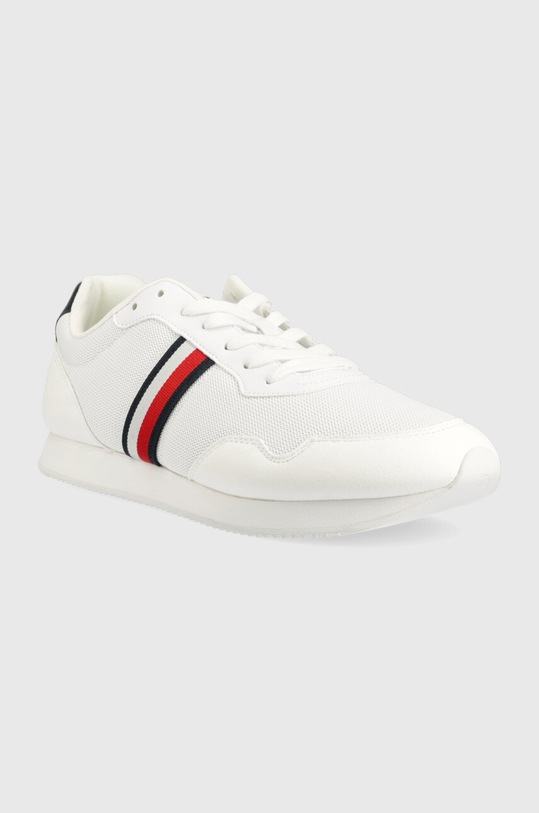 Tommy Hilfiger sneakers CORE LO RUNNER FM0FM04504 alb SS23