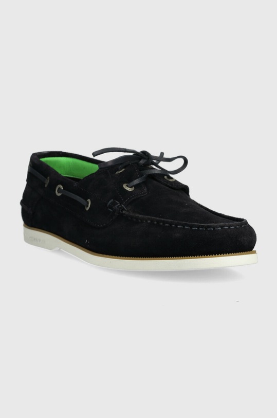 Велурени мокасини Tommy Hilfiger TH BOAT SHOE CORE SUEDE FM0FM04505 тъмносин SS24