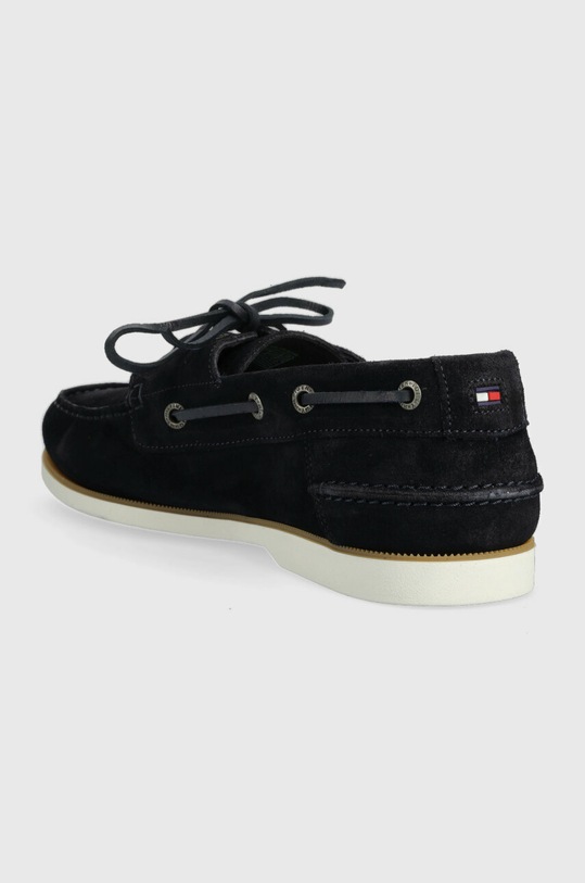 Обувки Велурени мокасини Tommy Hilfiger TH BOAT SHOE CORE SUEDE FM0FM04505 тъмносин