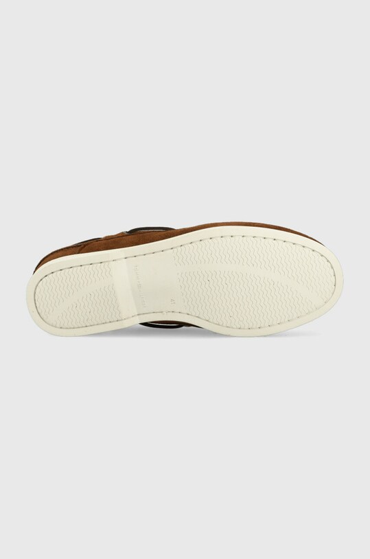Tommy Hilfiger mokasyny zamszowe TH BOAT SHOE CORE SUEDE FM0FM04505 brązowy