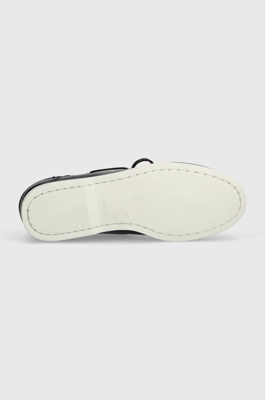 Tommy Hilfiger mokasyny skórzane TH BOAT SHOE CORE LEATHER FM0FM04506 granatowy