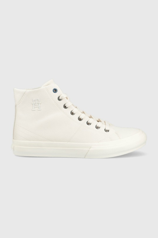 Tommy Hilfiger trampki TH HI VULC STREET VEG DYES biały FM0FM04544