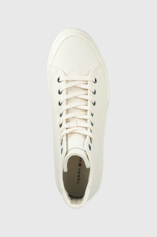 Tommy Hilfiger trampki TH HI VULC STREET VEG DYES biały FM0FM04544