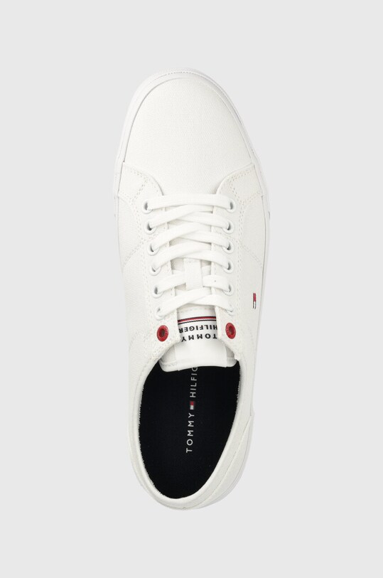 Кеди Tommy Hilfiger CORE CORPORATE VULC CANVAS білий FM0FM04560
