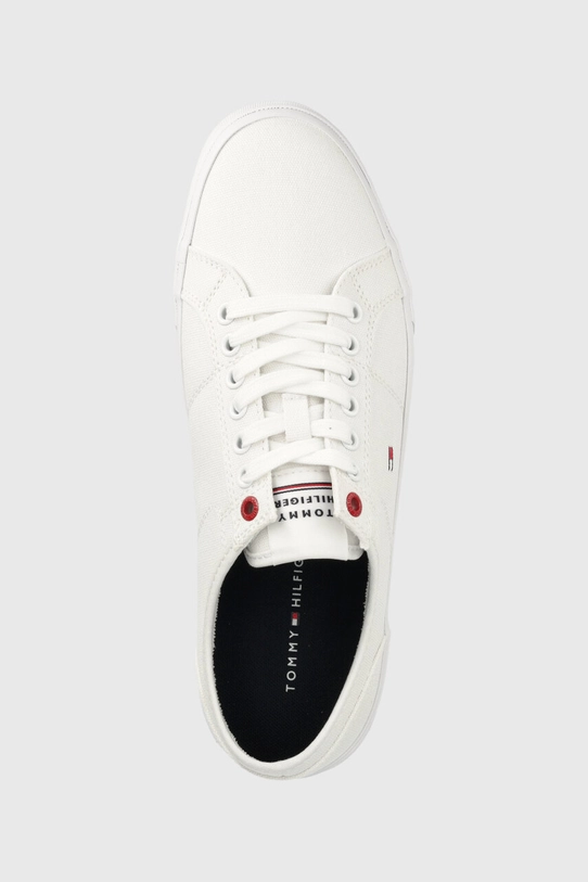 Tenisice Tommy Hilfiger CORE CORPORATE VULC CANVAS bijela FM0FM04560