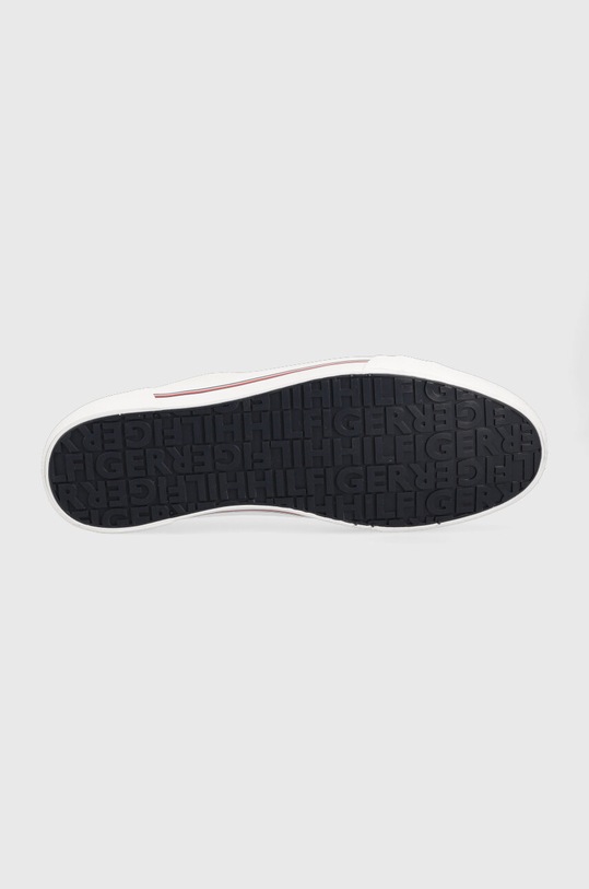Tenisky Tommy Hilfiger CORE CORPORATE VULC CANVAS FM0FM04560 biela