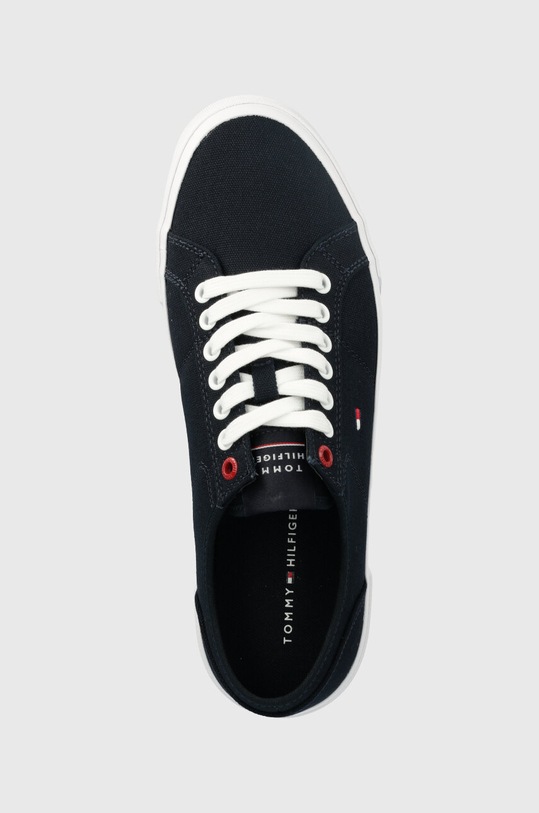 Tommy Hilfiger tenisówki CORE CORPORATE VULC CANVAS granatowy FM0FM04560