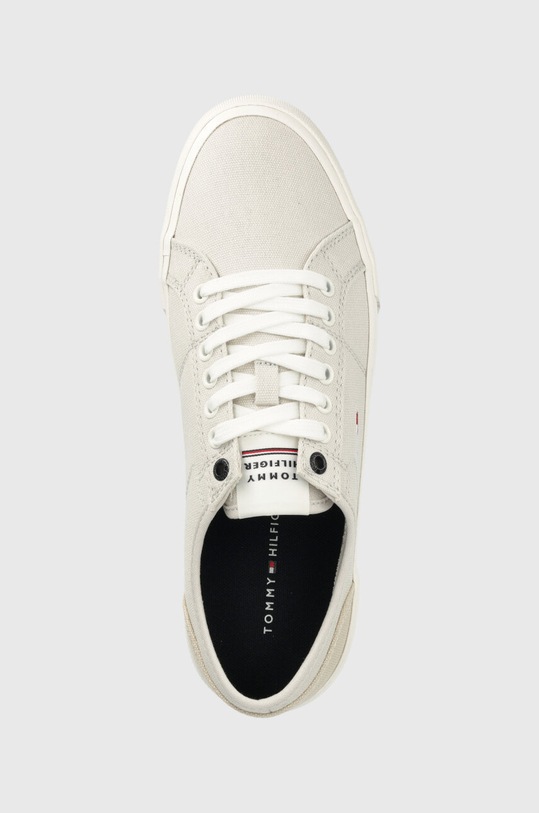 Tommy Hilfiger tenisi CORE CORPORATE VULC CANVAS gri FM0FM04560