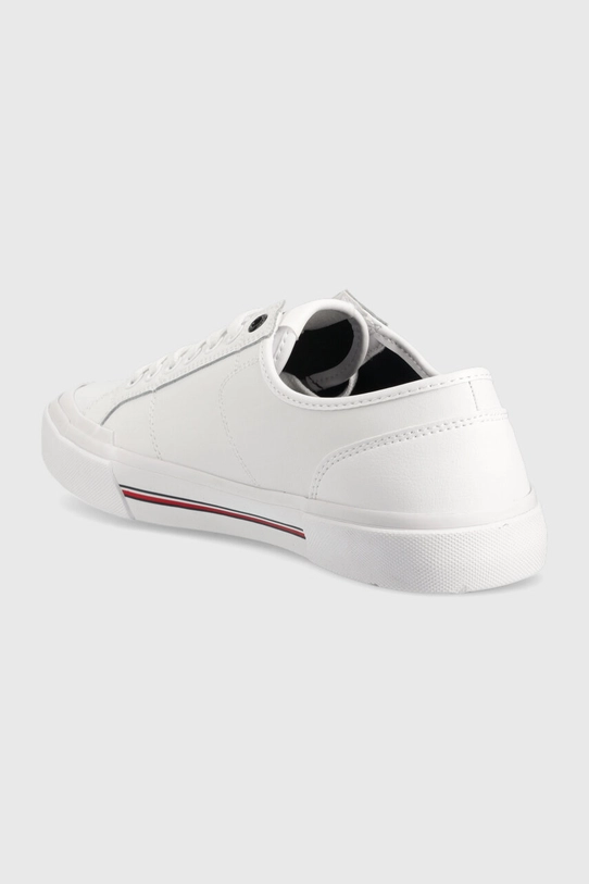 Boty Kožené tenisky Tommy Hilfiger CORE CORPORATE VULC LEATHER FM0FM04561 bílá