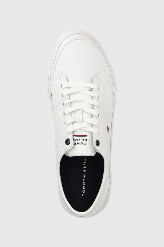 Tommy Hilfiger tenisówki skórzane CORE CORPORATE VULC LEATHER biały FM0FM04561