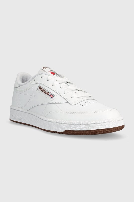 Кожаные кроссовки Reebok Classic Club C 85 FZ6012 белый AW23