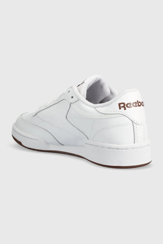 Încălțăminte Reebok Classic sneakers din piele Club C 85 FZ6012 alb