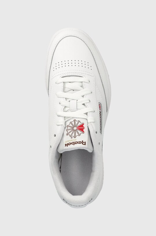 Кожаные кроссовки Reebok Classic Club C 85 белый FZ6012