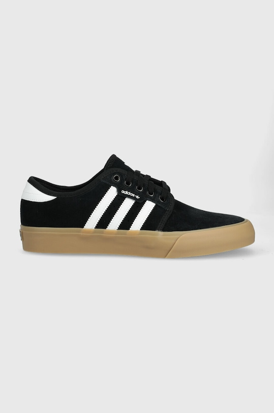 adidas Originals sneakersy zamszowe SEELEY XT imitacja skóry licowej czarny EG2632