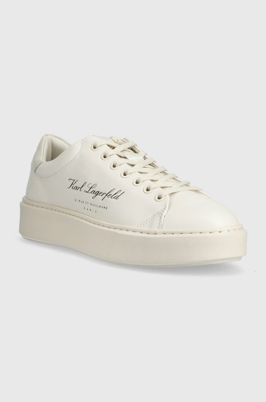 Шкіряні кросівки Karl Lagerfeld MAXI KUP KL52223.0T1 бежевий SS23