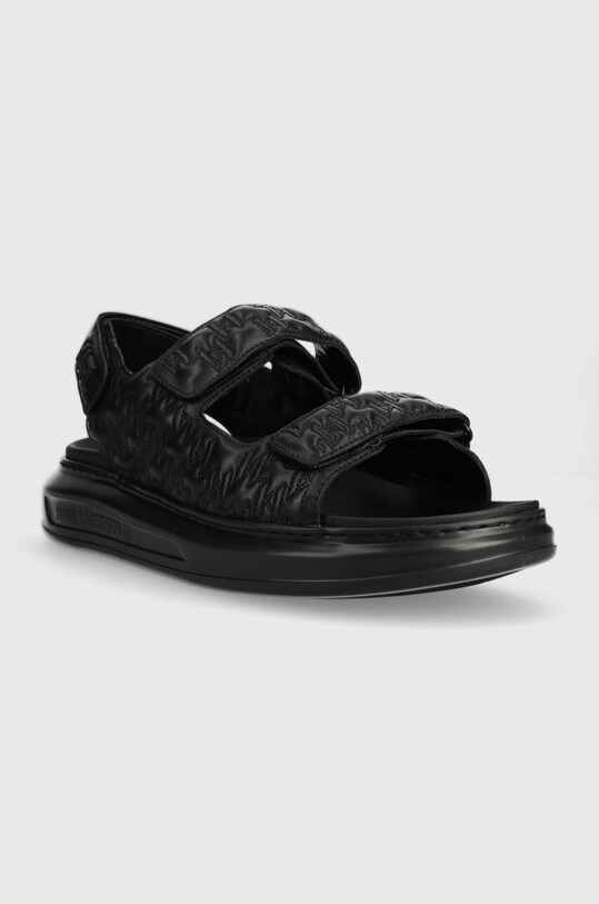 Шкіряні сандалі Karl Lagerfeld KAPRI MENS KL52503.000 чорний SS23