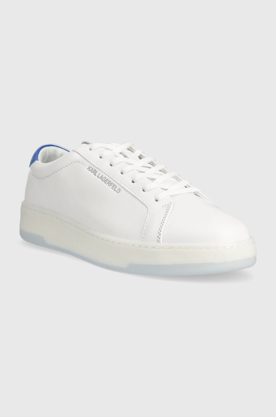 Karl Lagerfeld sneakersy skórzane KOURT III KL51515.01B biały SS23