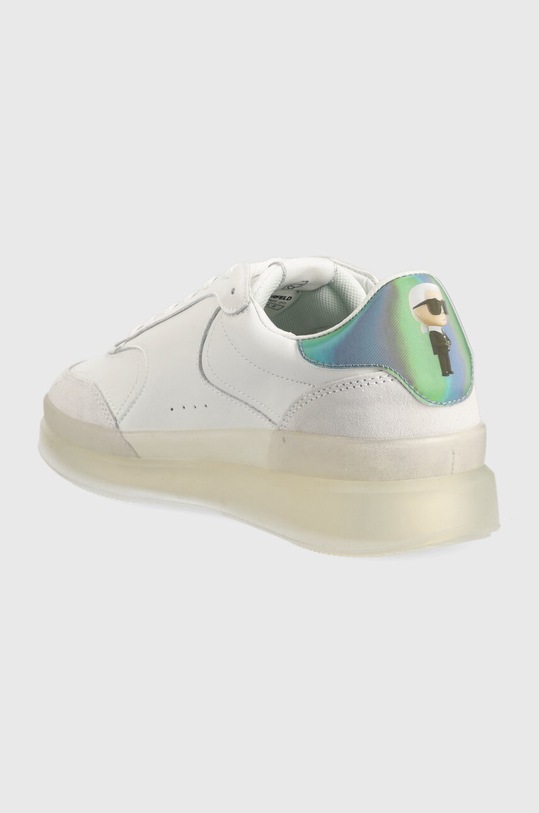 Obuwie Karl Lagerfeld sneakersy skórzane BRINK NFT KL53423.011 biały