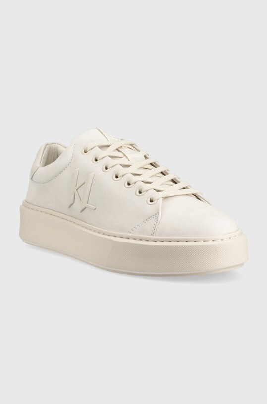 Karl Lagerfeld sneakers din piele MAXI KUP KL52217.2T1 bej SS23