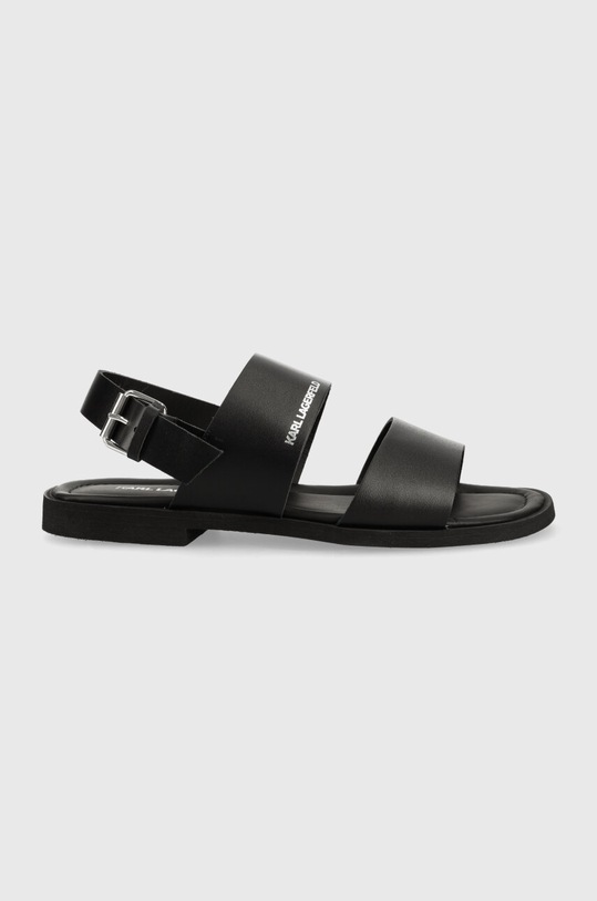 Karl Lagerfeld bőr szandál KASTOR II fekete KL70206.000